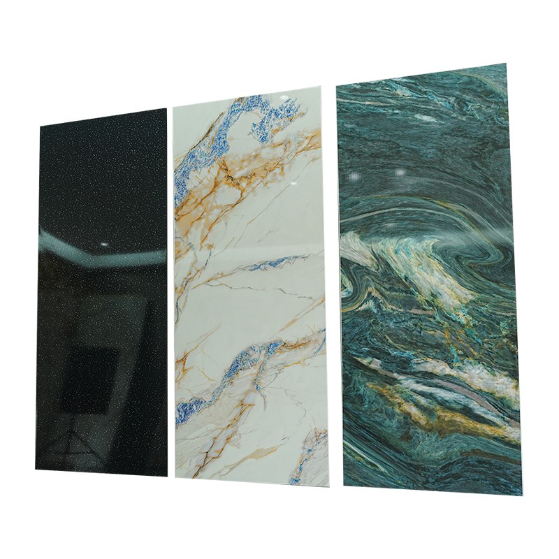 IMPERVIUS Plumbum Marmor Effectum Shower Board